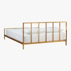 Alchemy Bronze Queen Bed -Cb2 Pop Shop AlchemyBedQueenBronze3QAVF16