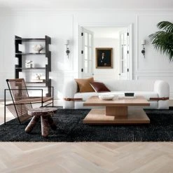 Biscia Brown Burl Wood Bookcase -Cb2 Pop Shop AlessoSnowFoldOutSleeperSofaJL21 1x1