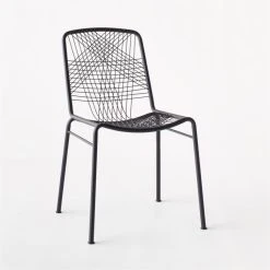 Alpha Black Metal Chair -Cb2 Pop Shop AlphaBlackChairII3QSSS21