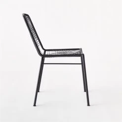 Alpha Black Metal Chair -Cb2 Pop Shop AlphaBlackChairIISDSSS21