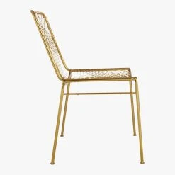 Alpha Brass Metal Chair -Cb2 Pop Shop AlphaBrassChairSideS16