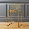 Alpha Brass Metal Counter Stool -Cb2 Pop Shop AlphaBrassCounterStool24inSHS17 1x1