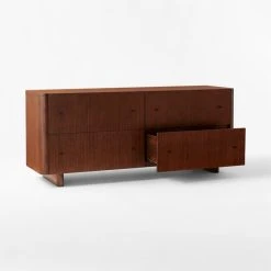 Andora Low 4-Drawer Wood Dresser -Cb2 Pop Shop AndoraWoodLowDresser3QAVSSS22