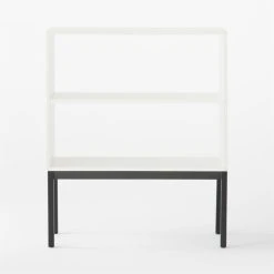Aptum White Metal Bookcase -Cb2 Pop Shop AptumModBookshelfSOSSF21