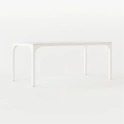 Aqua Virgo Rectangular White Dining Table 72" -Cb2 Pop Shop AquaVirgoDiningTable3QSSS21