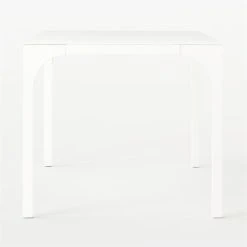 Aqua Virgo Rectangular White Dining Table 72" -Cb2 Pop Shop AquaVirgoDiningTableSDSSS21
