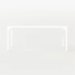 Aqua Virgo Rectangular White Dining Table 72" -Cb2 Pop Shop AquaVirgoDiningTableSOSSS21