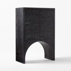 Augusta Black Entryway Cabinet -Cb2 Pop Shop ArcBlkEntrywayCabinet3QSSS22