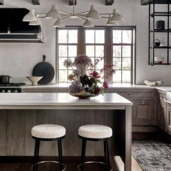 Atlas Shearling White Counter Stool -Cb2 Pop Shop AtlasShearlingWhiteCounterAG21 1x1