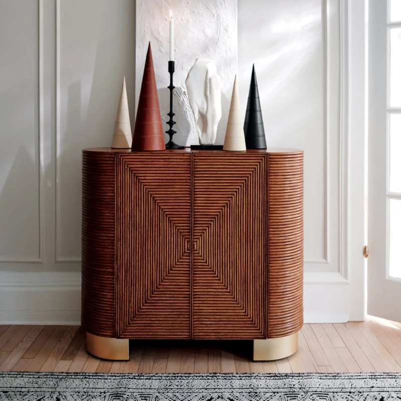 Avalon Rattan Bar Cabinet 5 Avalon Rattan Bar Cabinet - Image 3