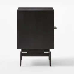 Avers 2-Drawer Plaster And Black Metal Nightstand -Cb2 Pop Shop AversMtlFrameNightstandSDSSS22