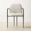 Avont Upholstered Metal Dining Armchair -Cb2 Pop Shop AvontDiningChairSHS22