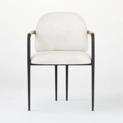 Avont Upholstered Metal Dining Armchair -Cb2 Pop Shop AvontDiningChairSOSSS22