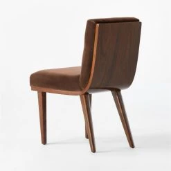 Axel Tufted Mocha Velvet Dining Chair -Cb2 Pop Shop AxelTftdWdBckChairChclt3QBSSF22