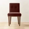 Axel Tufted Wine Velvet Dining Chair -Cb2 Pop Shop AxelTftdWdBckChairWineSHF22