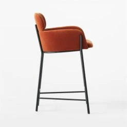 Azalea Brown Counter Stool -Cb2 Pop Shop AzaleaCounterStoolBrownSDSSF22 1