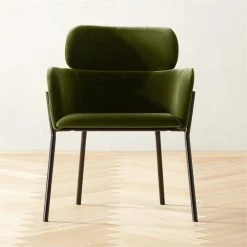 Azalea Green Velvet Chair Set Of 4