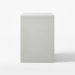 Barton 2-Drawer High-Gloss Grey Lacquered Nightstand -Cb2 Pop Shop BartonHiGlsLcqdNghtstndSDSSS22