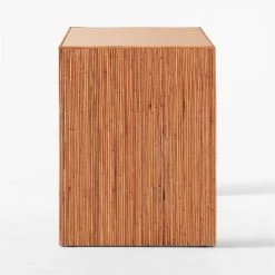 Bayu Rattan Desk With Drawer -Cb2 Pop Shop BayuRattanDeskSDSSS22