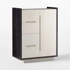 Beaufort Bleached Wood Chifferobe -Cb2 Pop Shop BeaufortBldWdChifferobe3QSSS22