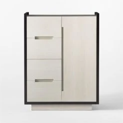 Beaufort Bleached Wood Chifferobe -Cb2 Pop Shop BeaufortBldWdChifferobeSOSSS22