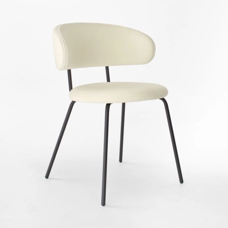 Birba Cream Velvet Dining Chair 5 Birba Cream Velvet Dining Chair - Image 3