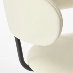 Birba Cream Velvet Dining Chair 13 Birba Cream Velvet Dining Chair -Cb2 Pop Shop BirbaVelvetChairCustardAVSSF22 1