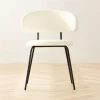 Birba Cream Velvet Dining Chair Set Of 4 -Cb2 Pop Shop BirbaVelvetChairCustardSHF22