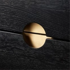 Bishop Black Ebonized Oak Wood Credenza -Cb2 Pop Shop BishopCredenzaAV2SSS22