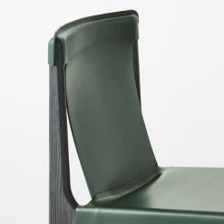 Burano Green Leather Sling Chair -Cb2 Pop Shop BuranoLthrChairGreenAVSSF22