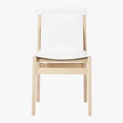 Burano White Leather Sling Chair Set Of 4 -Cb2 Pop Shop BuranoLthrChairWhiteF18