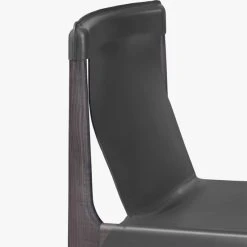 Burano Charcoal Grey Leather Sling Chair Set Of 4 15 Burano Charcoal Grey Leather Sling Chair Set Of 4 -Cb2 Pop Shop BuranoLthrChrChrclAVF18