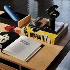 Portofino Cerused White Oak Wood Desk -Cb2 Pop Shop CB2FA22 FR 09B Hero