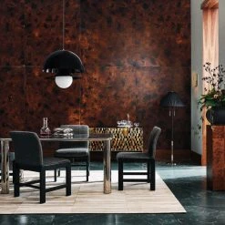 Falls Black Upholstered Dining Chair -Cb2 Pop Shop CB2HOL22 05A hero