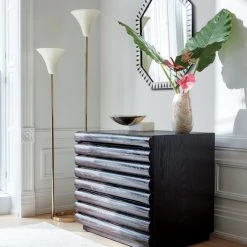 Hark Hi-Gloss Oak Wood 2-Drawer File Cabinet -Cb2 Pop Shop CB2SP22 04C RET