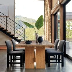 Falls Black Upholstered Dining Chair -Cb2 Pop Shop CB2SP22 LF 7C hero