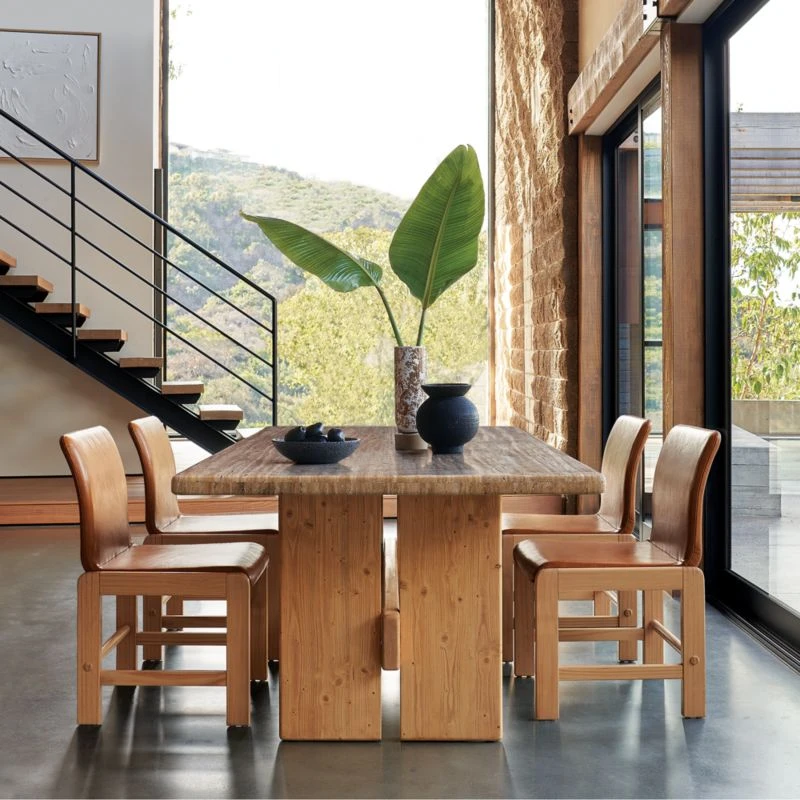 Falls Leather Dining Chair 4 Falls Leather Dining Chair - Image 2