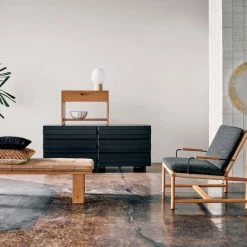 Ranch Oak Nightstand With Drawer -Cb2 Pop Shop CB2SP22 LF PR 03A