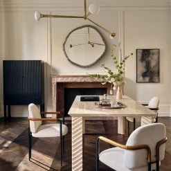 Tiberio Travertine Dining Table -Cb2 Pop Shop CB2SP23 06C V1