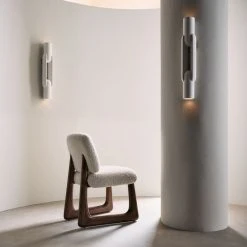 Pula Warm White Boucle Dining Chair -Cb2 Pop Shop CB2SP23 10B V1