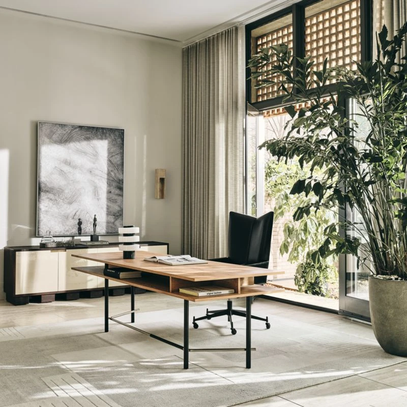 Bowtie Black Leather Office Chair Model 3002 4 Bowtie Black Leather Office Chair Model 3002 - Image 2