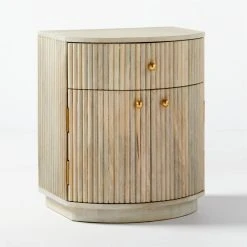 Cameo Curved Whitewashed Wood Nightstand With Drawer 17 Cameo Curved Whitewashed Wood Nightstand With Drawer -Cb2 Pop Shop CameoCurvedNightstand3QF20