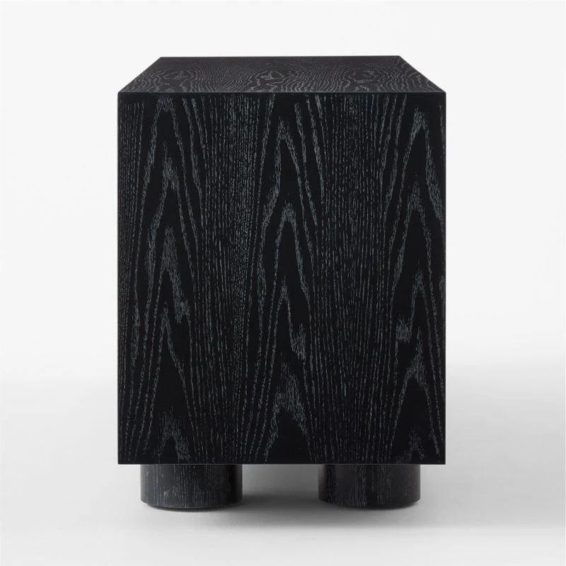 Cantar 4-Drawer Cerused Black Oak Dresser 7 Cantar 4-Drawer Cerused Black Oak Dresser - Image 6