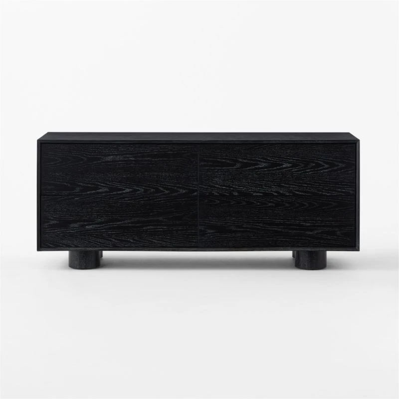 Cantar 4-Drawer Cerused Black Oak Dresser 4 Cantar 4-Drawer Cerused Black Oak Dresser - Image 3