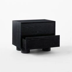 Cantar Cerused Black Oak Nightstand -Cb2 Pop Shop CantarCrsdOakNightstand3QAVSSS23