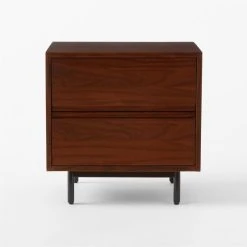 Cardiff 2-Drawer Wood Nightstand -Cb2 Pop Shop CardiffNightstandSOSSS23