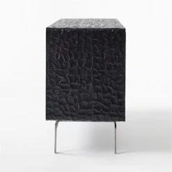 Carved Black Wood Credenza -Cb2 Pop Shop CarveWoodCredenzaSDSSS21