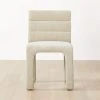 Castell Cream Channel Tufted Dining Chair -Cb2 Pop Shop CastellTftdDiningChrSsmSHF22