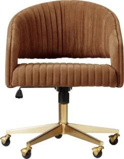 Channel Suede Office Chair -Cb2 Pop Shop ChannelSuedeOfficeChairF18