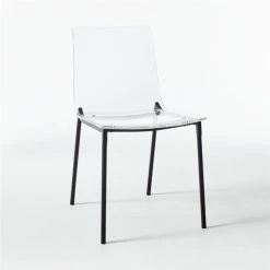 Chiaro Clear Chair Black -Cb2 Pop Shop ChiaroBlackChair3QF20